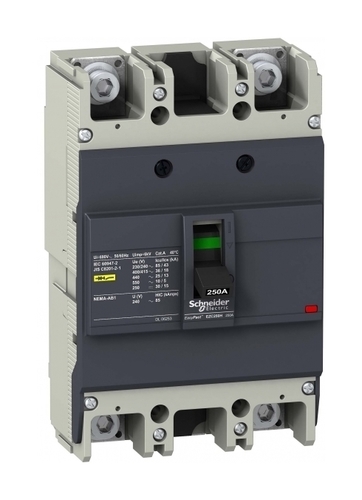 Силовой автомат Schneider Electric Easypact EZC 250, TM-D, 36кА, 3P, 225А