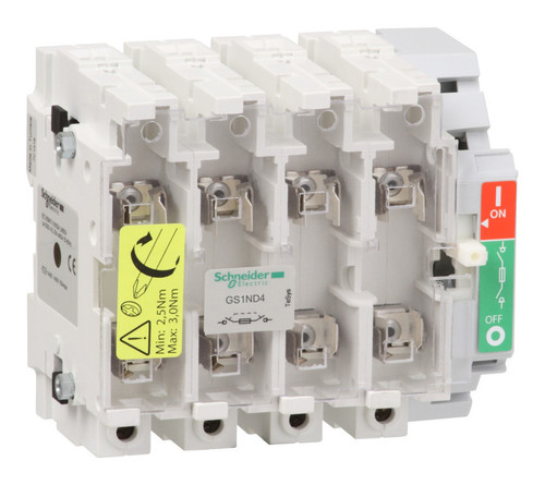 Рубильник с предохранителем Schneider Electric TeSys GS 250А 4P, 1