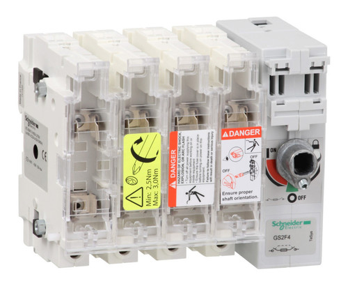 Рубильник с предохранителем Schneider Electric TeSys GS 50А 4P, 14X52