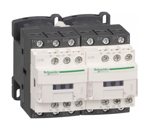 Реверсивный контактор Schneider Electric TeSys LC2D 3P 18А 400/110В AC 7.5кВт