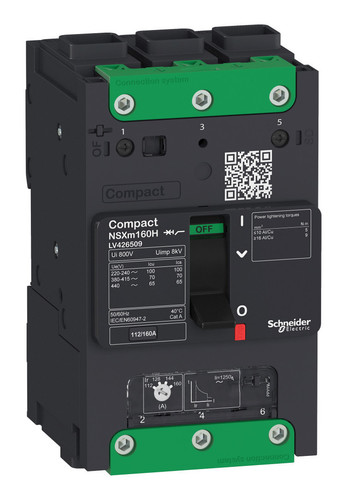 Силовой автомат Schneider Electric Compact NSXm, 16кА, 3P, 80А