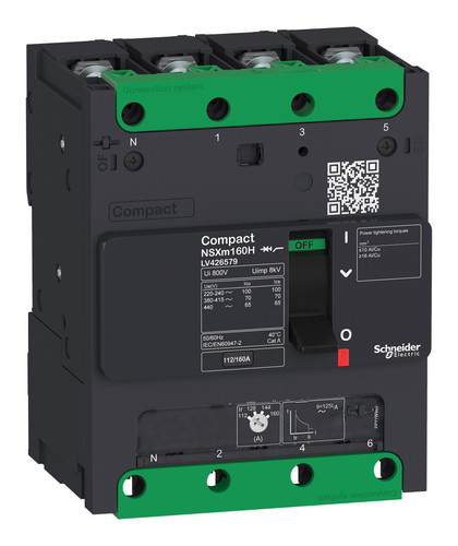 Силовой автомат Schneider Electric Compact NSXm, 36кА, 4P, 16А