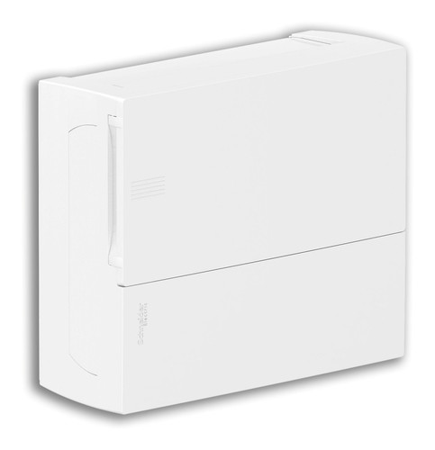 Распределительный шкаф Schneider Electric MINI PRAGMA, 12 мод., IP40, навесной, пластик, белая дверь, с клеммами