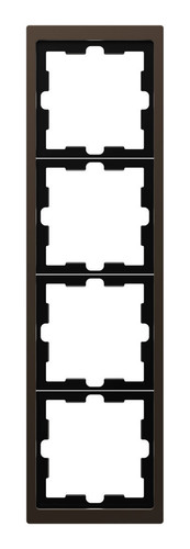 Рамка 4 поста Schneider Electric MERTEN D-LIFE, мокко