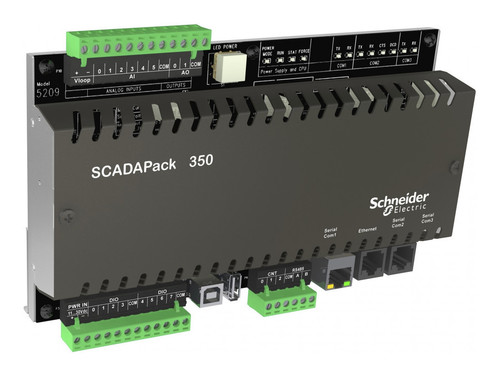 SCADAPack 350 RTU,1 газ&жид поток,IEC61131,2 A/O,ATEX