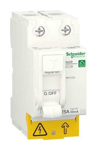 УЗО Schneider Electric Resi9 2P 25А, 30 мА ( AC ), R9R51225