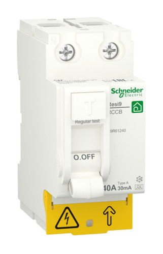 УЗО Schneider Electric Resi9 2P 40А, 30 мА ( A ), R9R61240