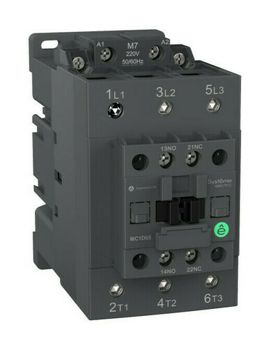 Контактор Systeme Electric SystemePact M 3P 65А 24-60В AC//DC 30кВт, MC1D65BNE